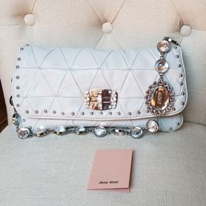Authentic Miu Miu bijou cristal bag